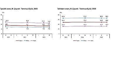 İşgücü İstatistikleri, III. Çeyrek: Temmuz-Eylül, 2025