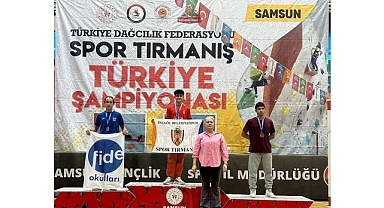 İnegöl Belediyesporlu Sporculardan, Spor Tırmanışta Türkiye Dereceleri
