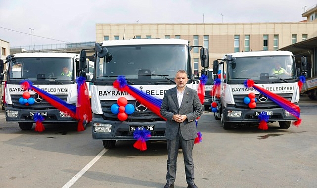 Bayrampaşa’nın temizlik filosuna 3 yeni araç